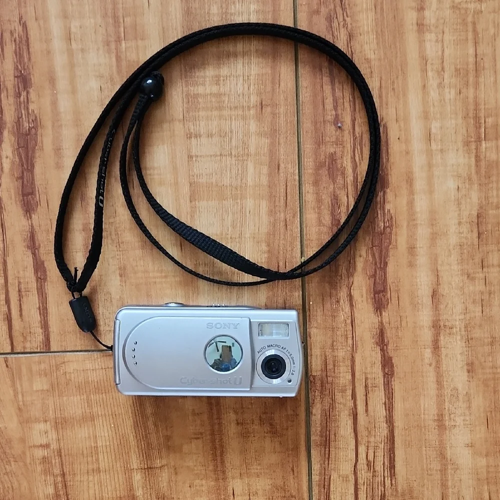 Sony Silver Digital Camera Compact and Sleek